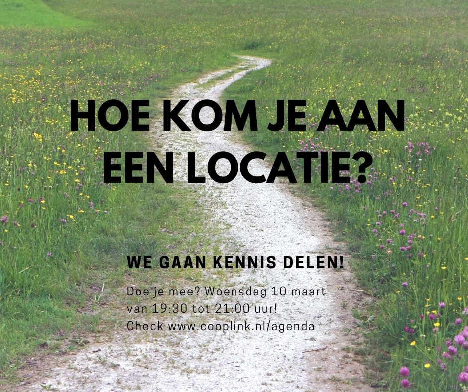 Kennis delen! Hoe kom je aan een locatie?