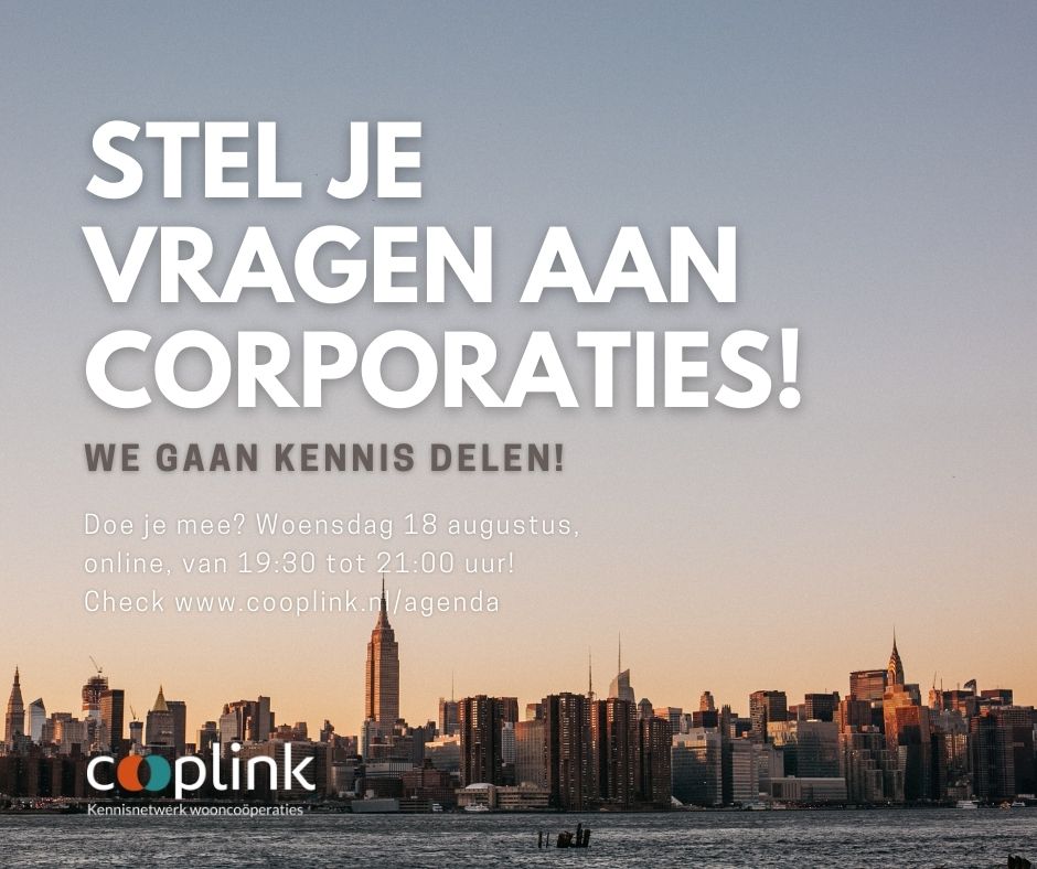 Q&A Stel je vragen aan woningcorporaties!