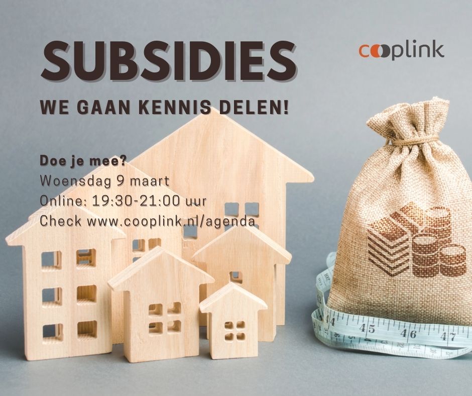 We gaan weer kennis delen! Dit keer over subsidies!