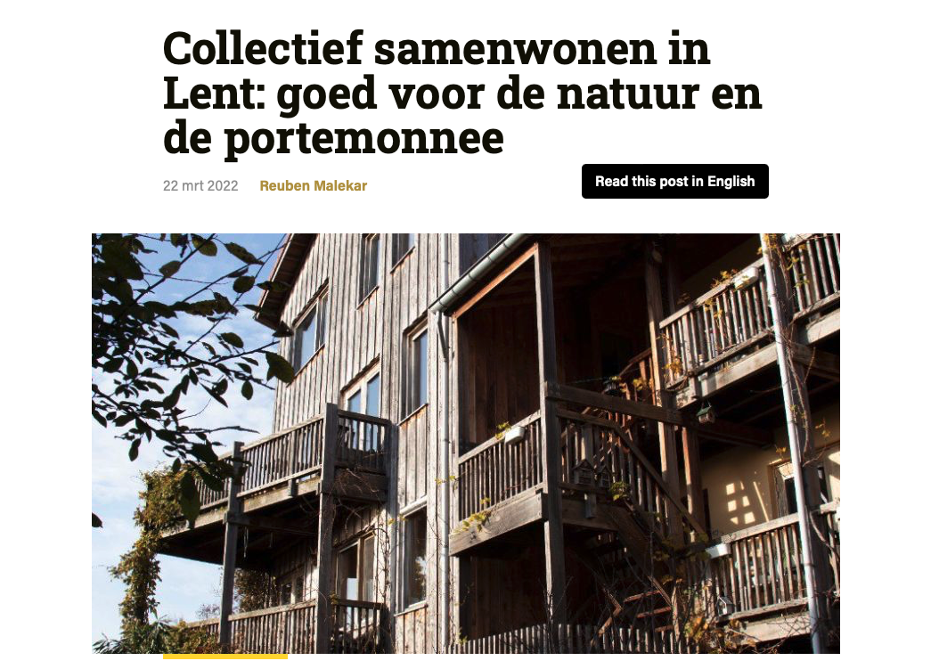 Iewan, collectief wonen in Lent