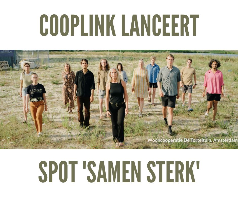 Cooplink lanceert spot met een oproep. Delen maar!