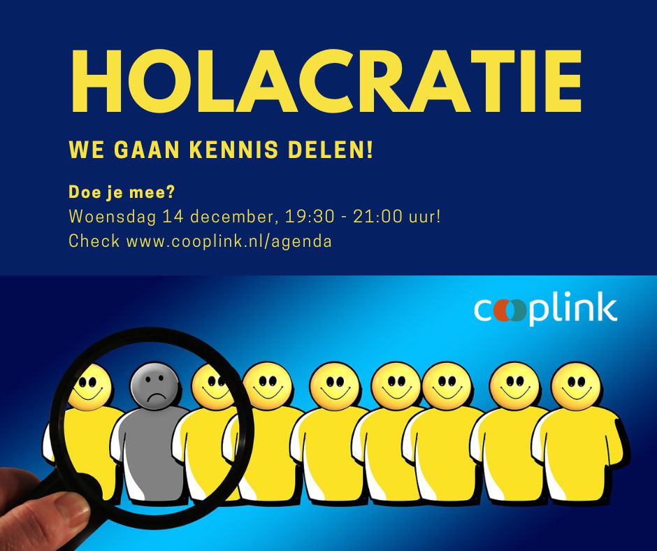 Save the date: we gaan kennis delen over holacratie!