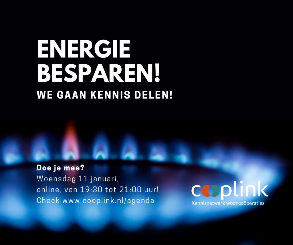 Energie besparen: we gaan kennis delen!