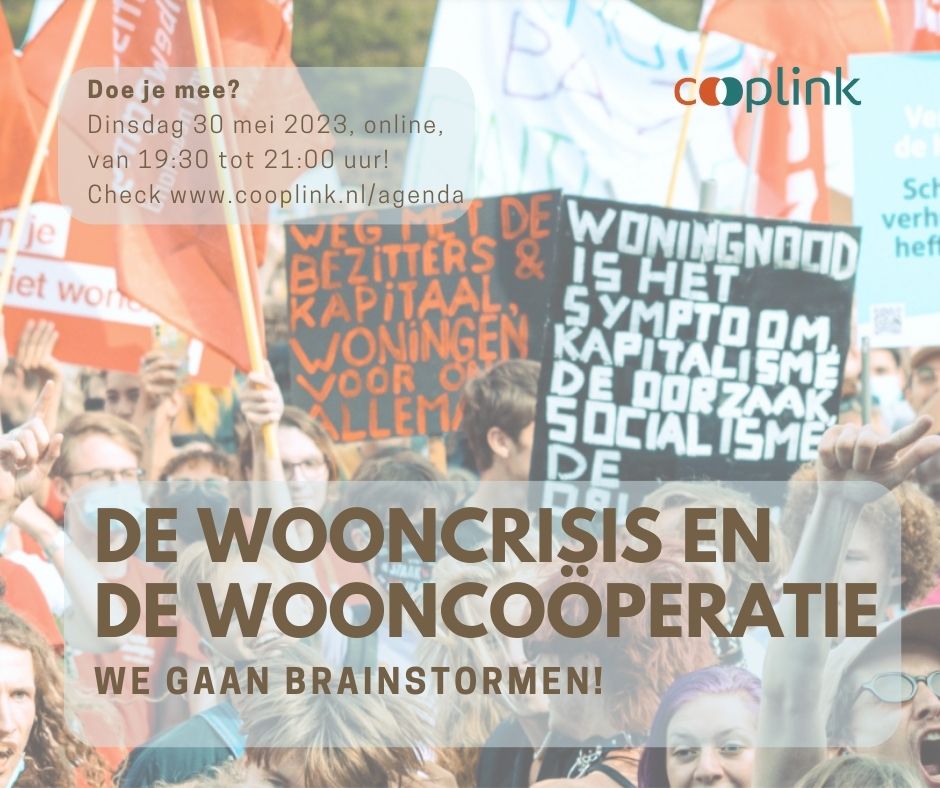 De wooncrisis en de wooncoöperatie, brainstorm je mee?