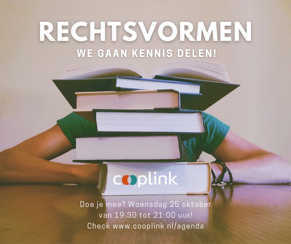 Cooplink | Kennis delen: rechtsvormen