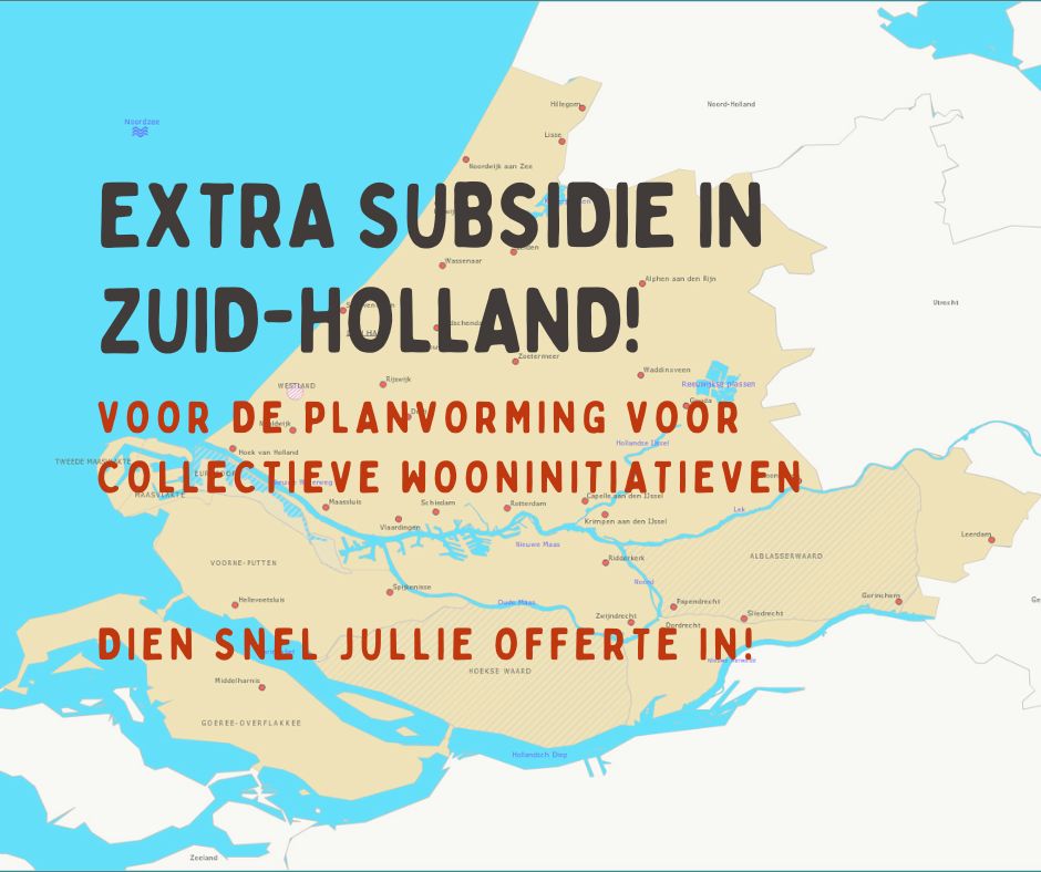 Subsidie voor planvorming in Zuid-Holland