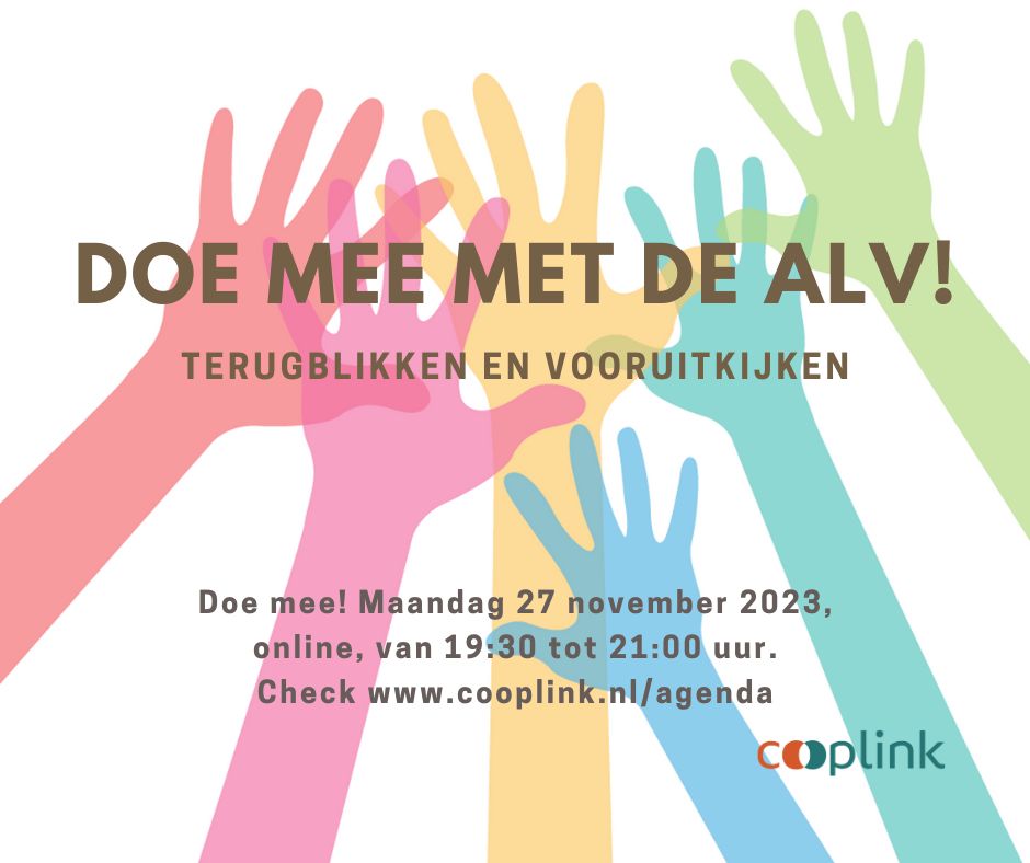 Doe je mee met de Cooplink ALV?