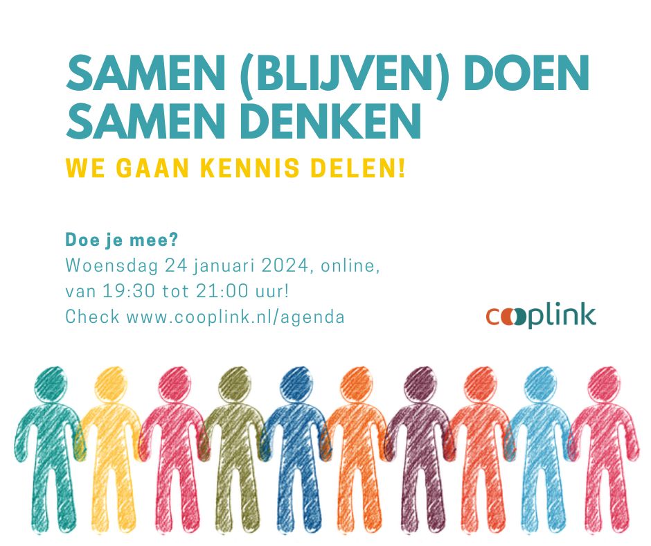 We gaan kennis delen over 'samen (blijven) doen'