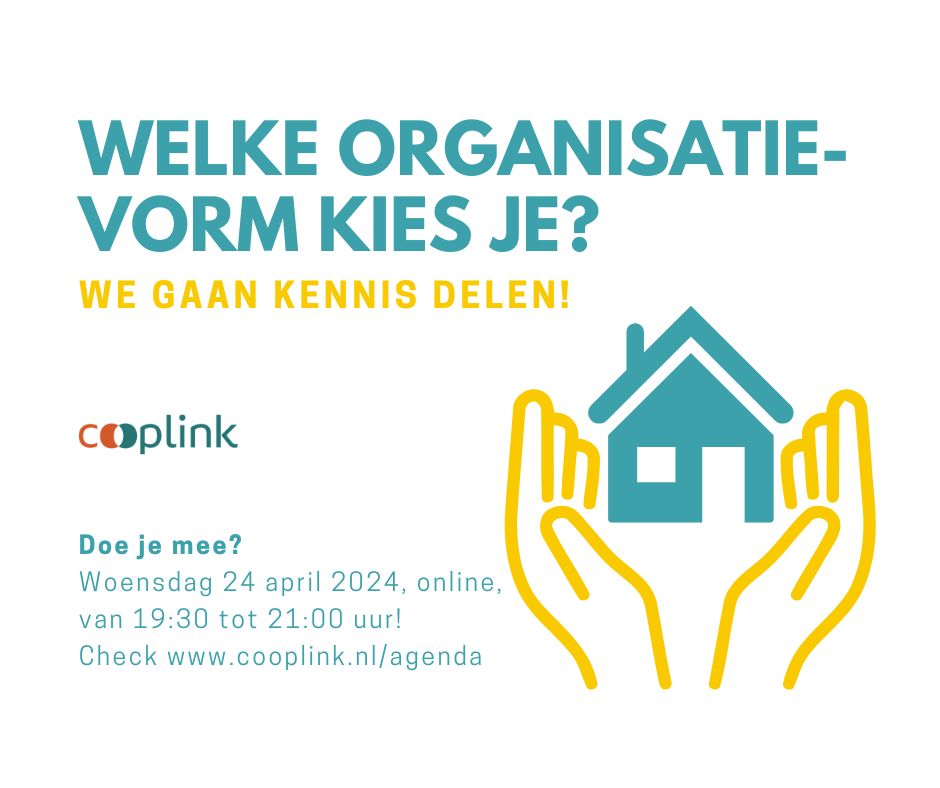 Welke organisatievorm kies je? We delen kennis!