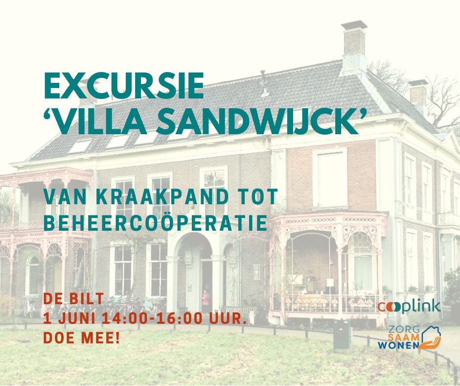 Excursie naar Villa Sandwijck op 1 juni