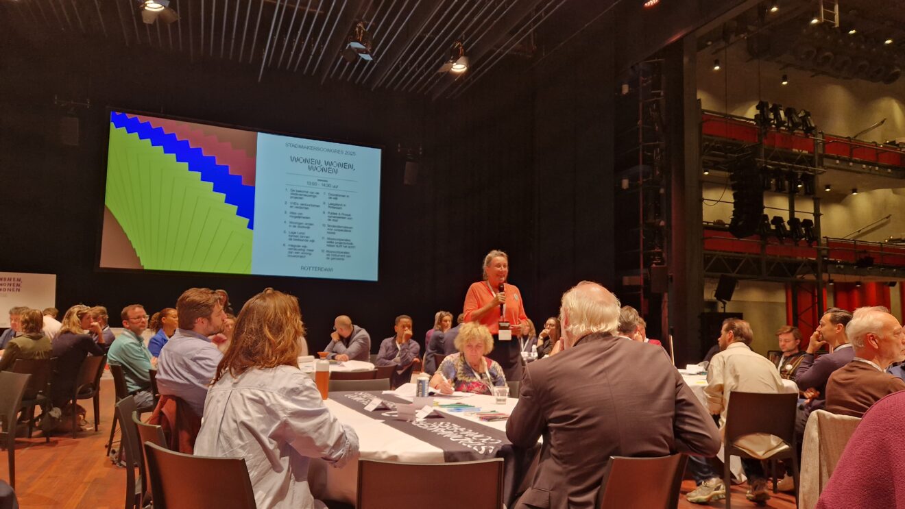 Coöperatief wonen populair tijdens Stadmakerscongres Rotterdam