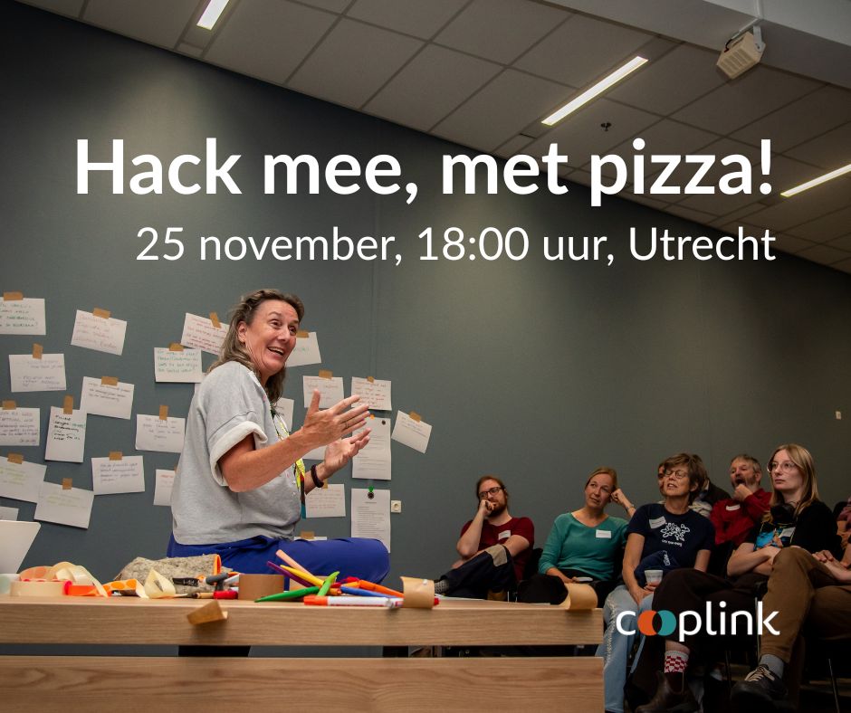 Een fonds van, voor en door ons. Hack mee, met pizza!